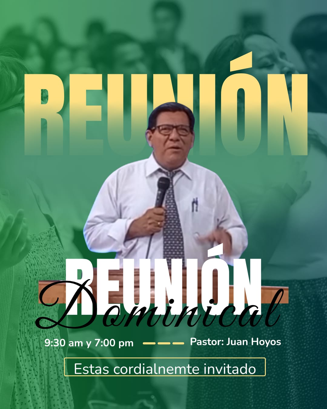 Reunión Dominical de Bendición con el Pastor Juan Hoyos